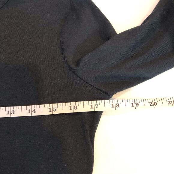 Karen Scott Black Christmas Lighthouse Top Long Sleeve Round Neck T Shirt Style - Picture 11 of 16